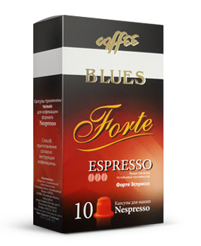 картинка Blues coffee Forte от интернет-магазина Coffezza